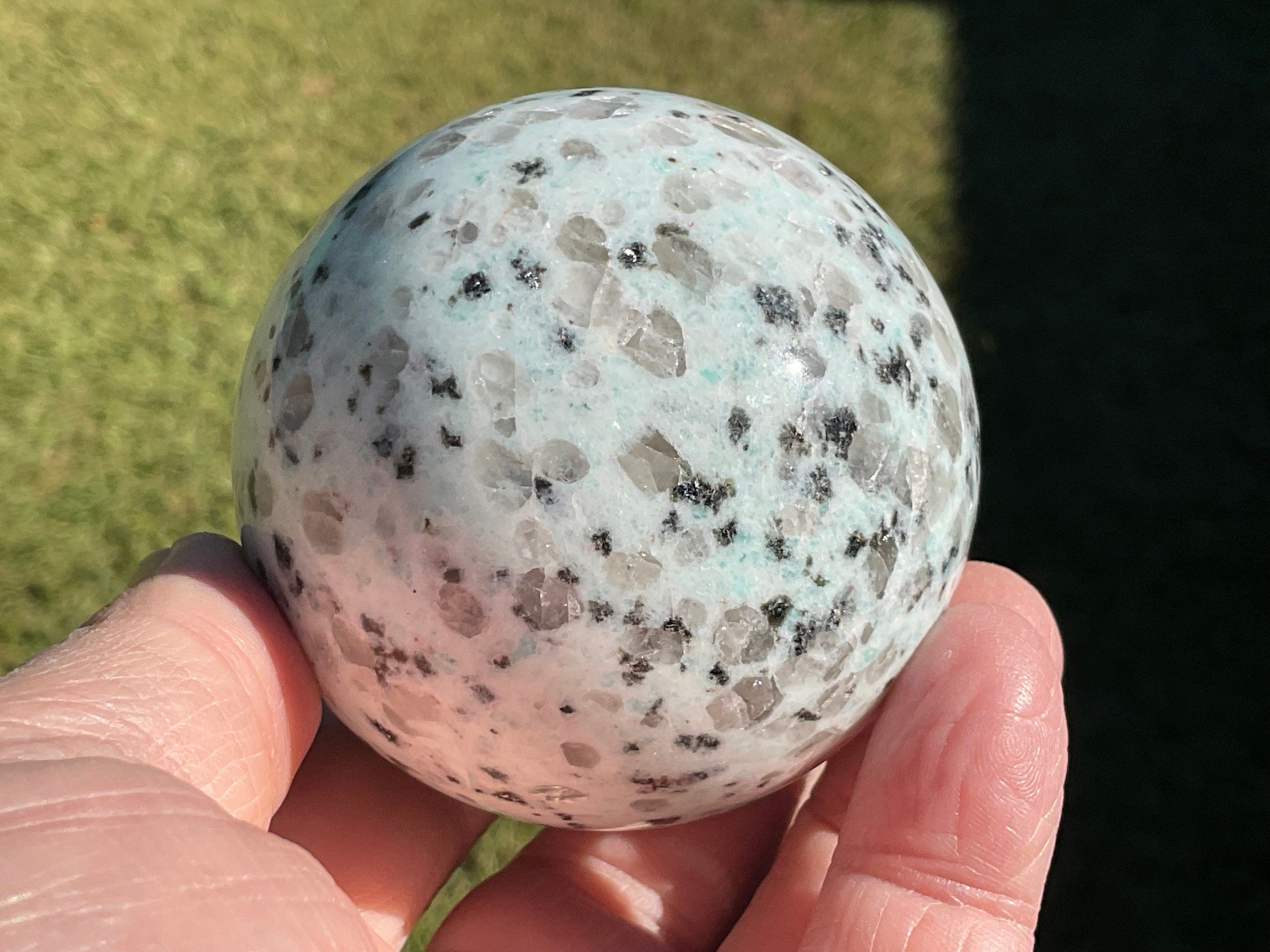 356g “Kiwi Jasper” Sphere 3B