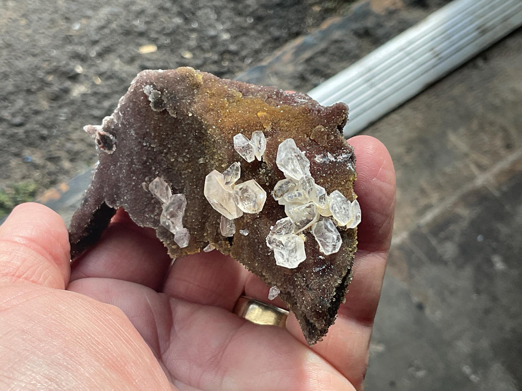 164g Hematite Sphalerite with Calcite Specimen B