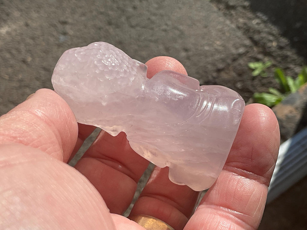 72g Rose Quartz Buddha Statue C