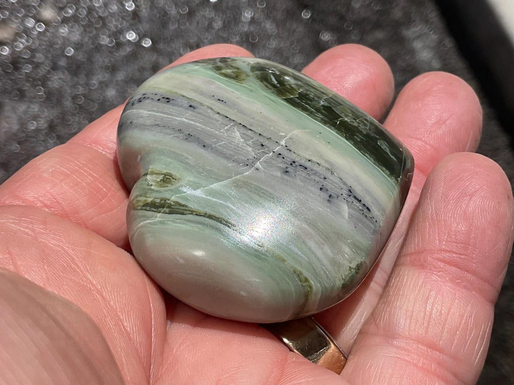 81g Jasper with Common Opal Heart A