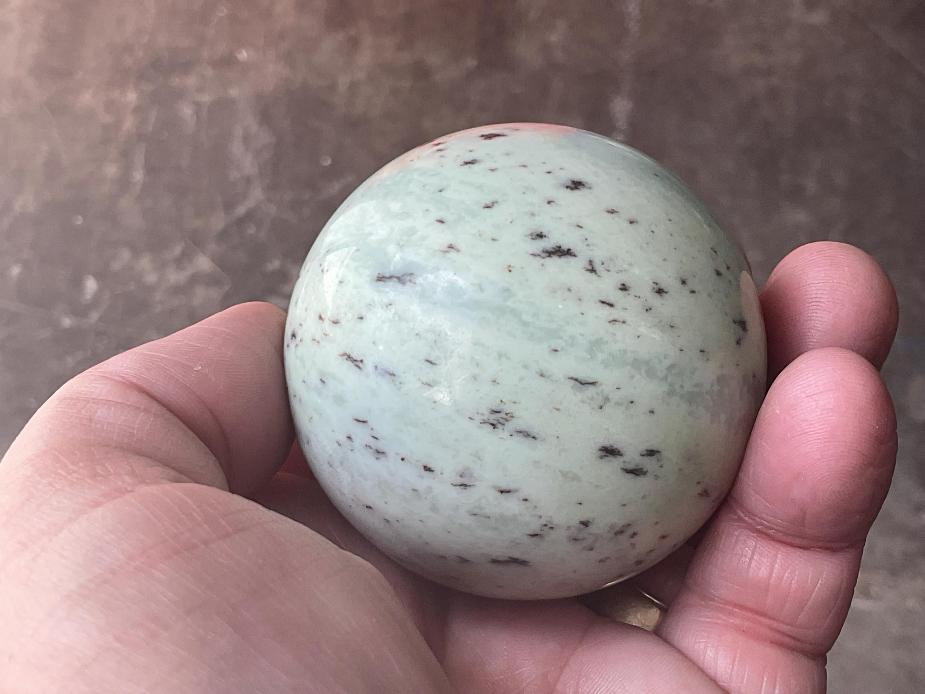 266g Chinese Dendritic Jasper/Siltstone Sphere A