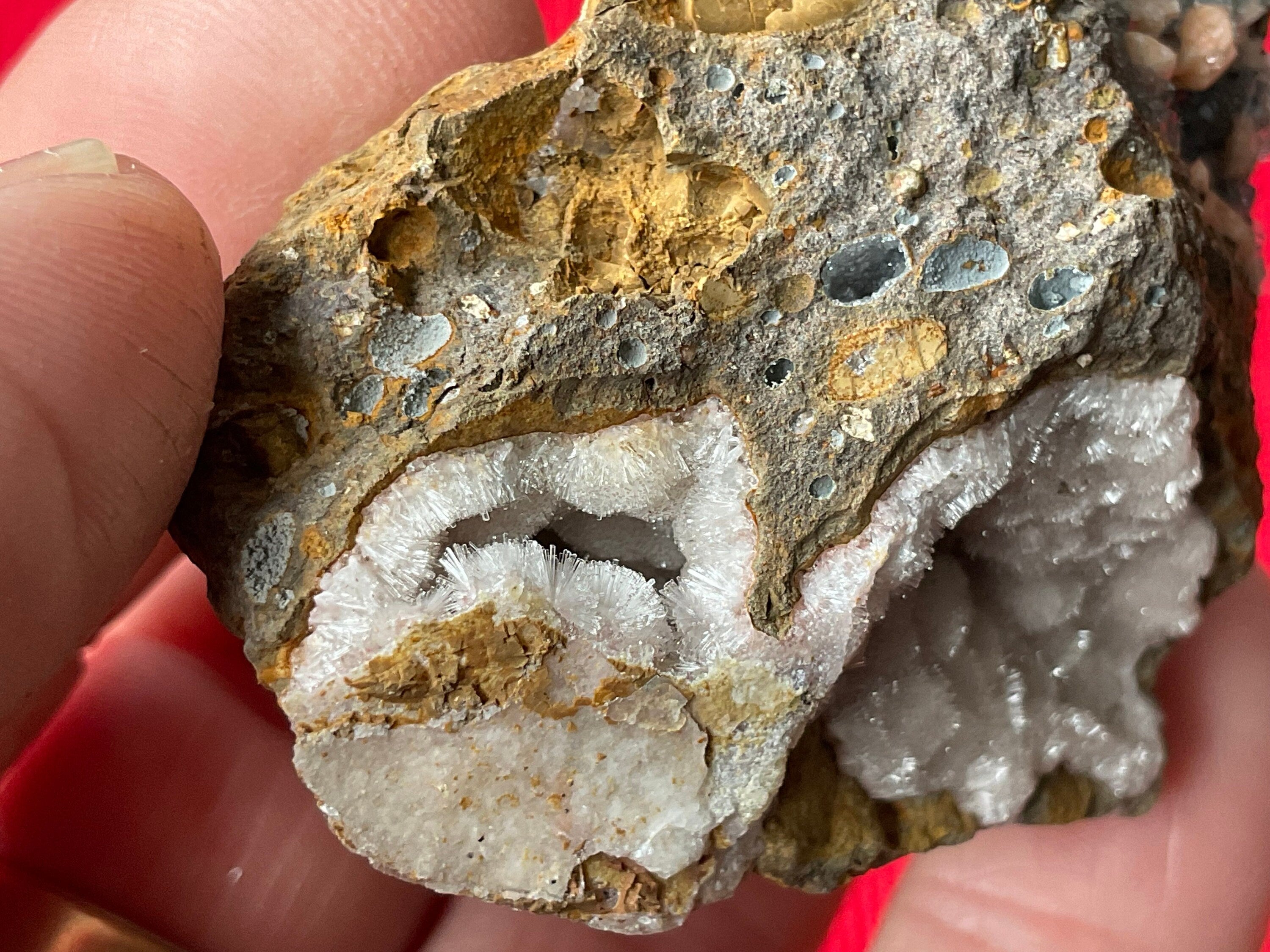 50g Pink Natrolite with Analcime Specimen B
