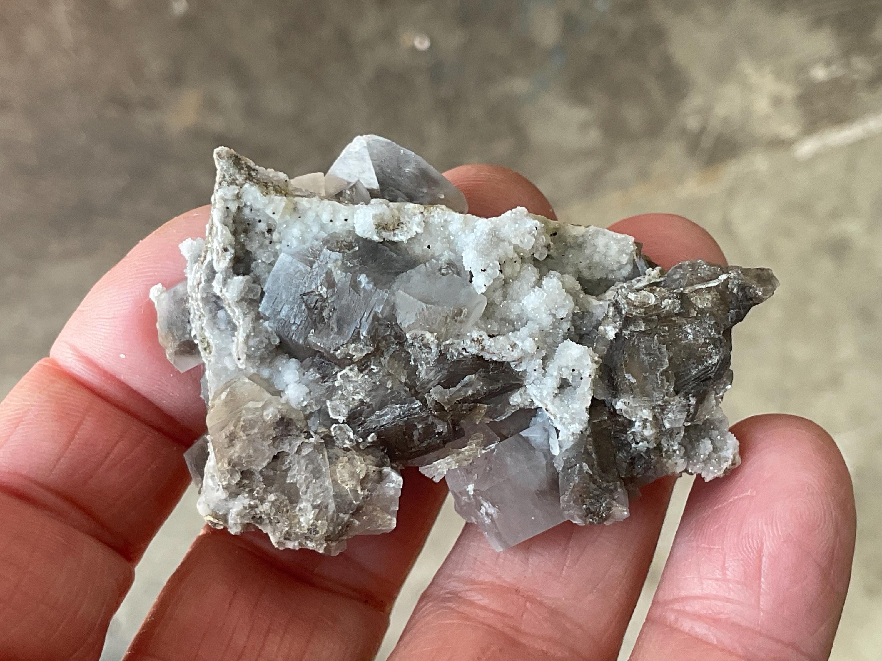 46g Panda Calcite Specimen 3A from Fujian, China