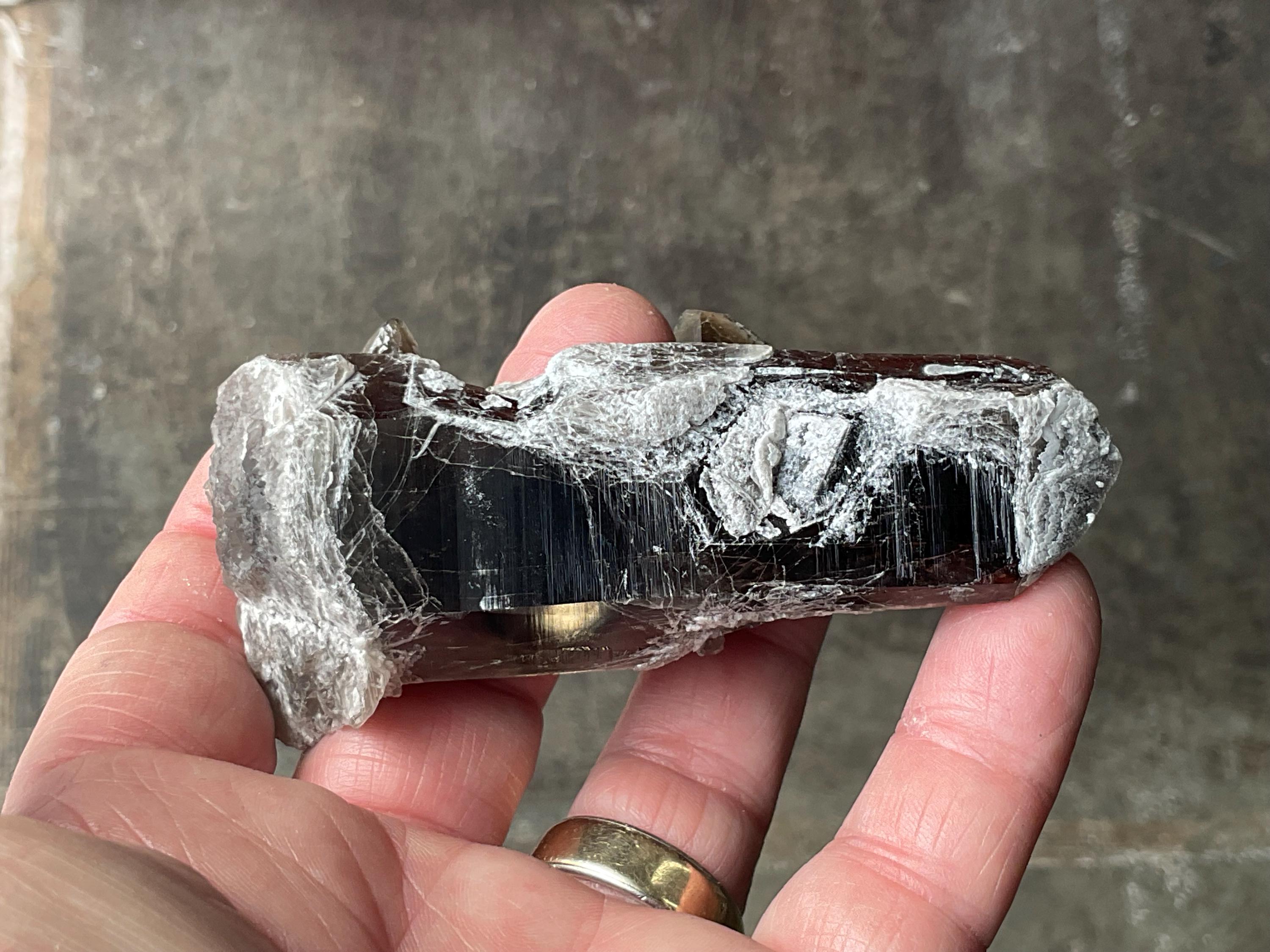 136g Smokey Quartz + Specimen 4B from Inner Mongolia