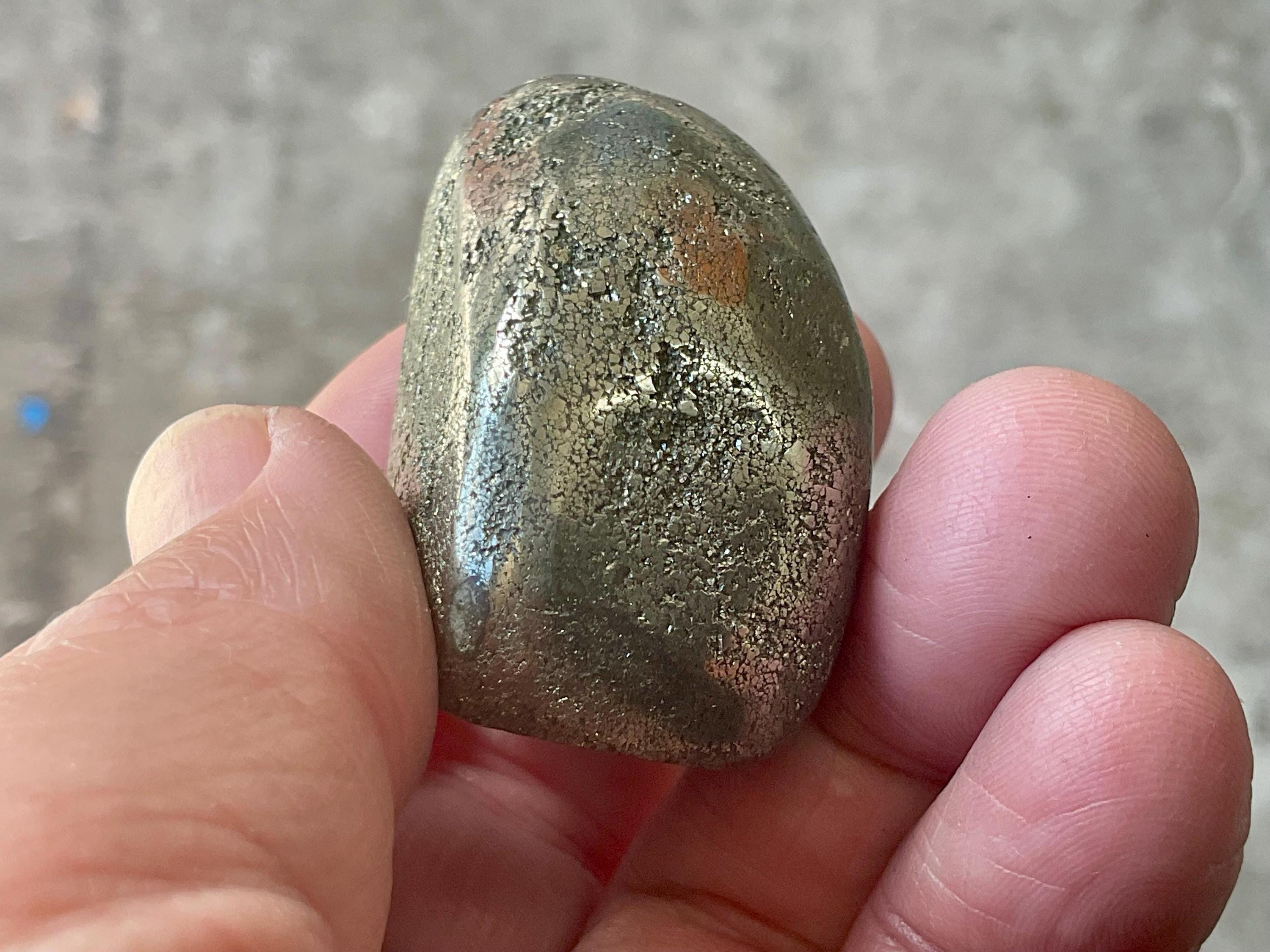 116g Pyrite Polished Freeform 3C