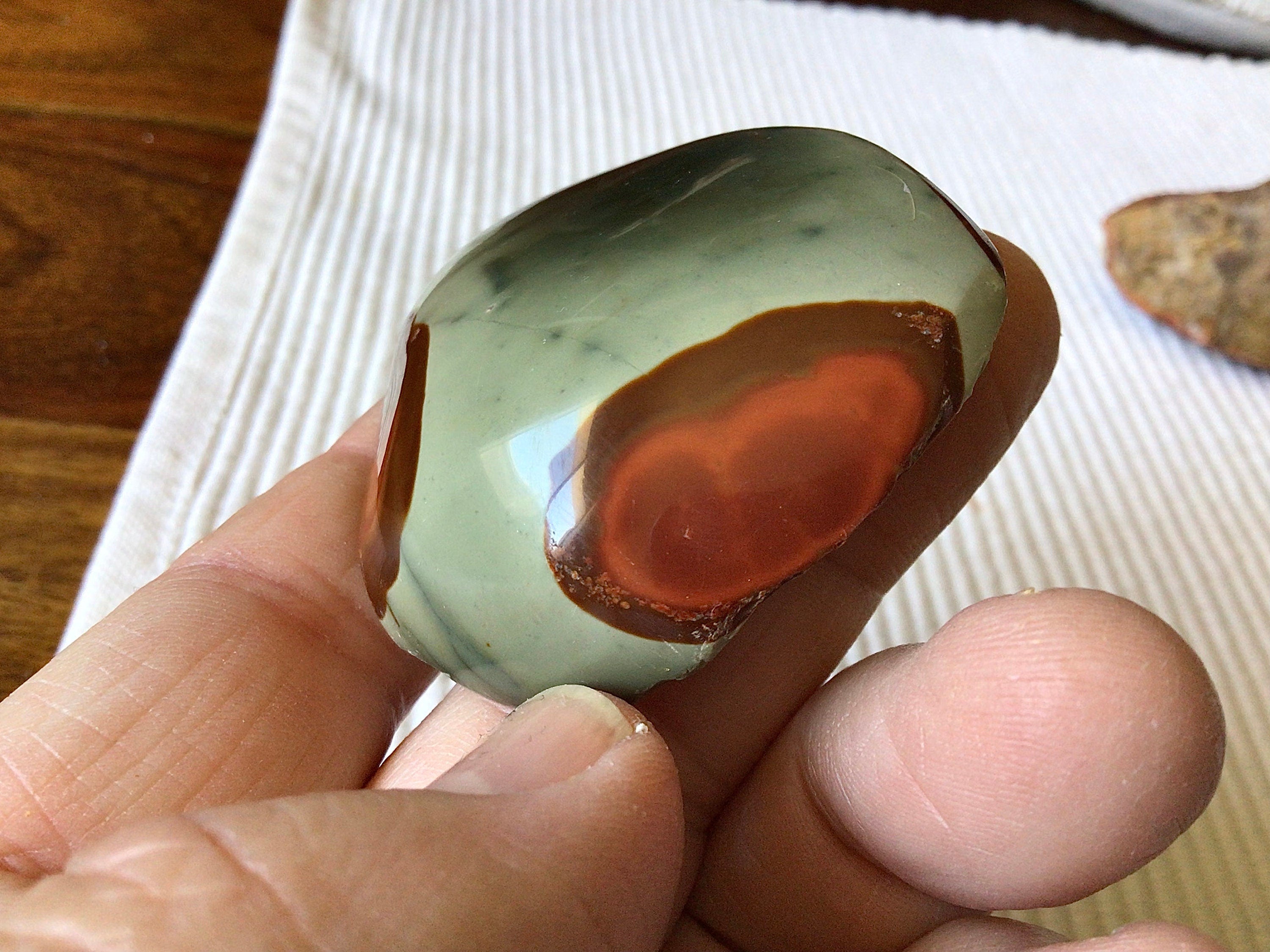 49g Polychrome Jasper One Side Polished 10B