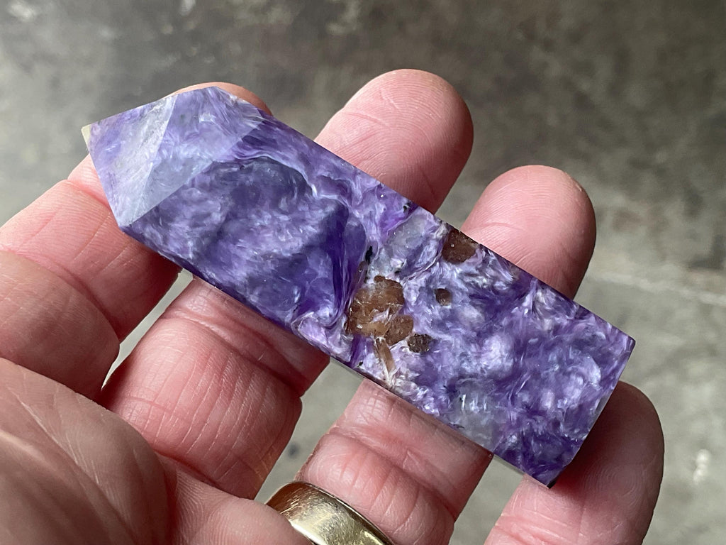 60g Charoite with Calcite Generator 1A