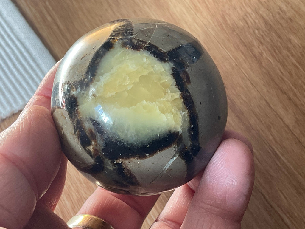 263g Madagascan Septarian Sphere 3B