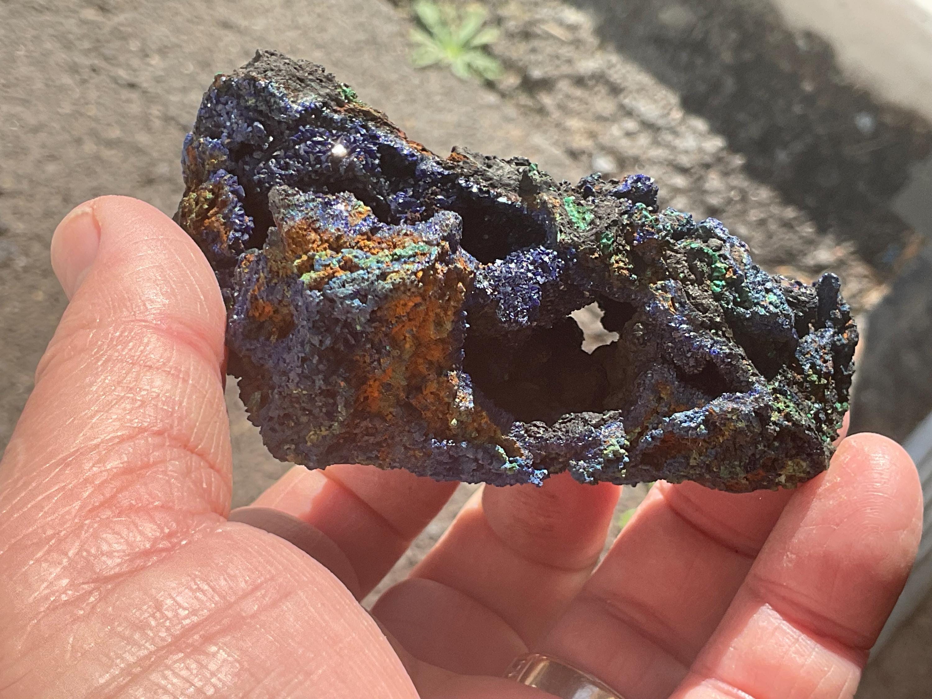 172g Azurite with Malachite Specimen 5A from Anhui, China