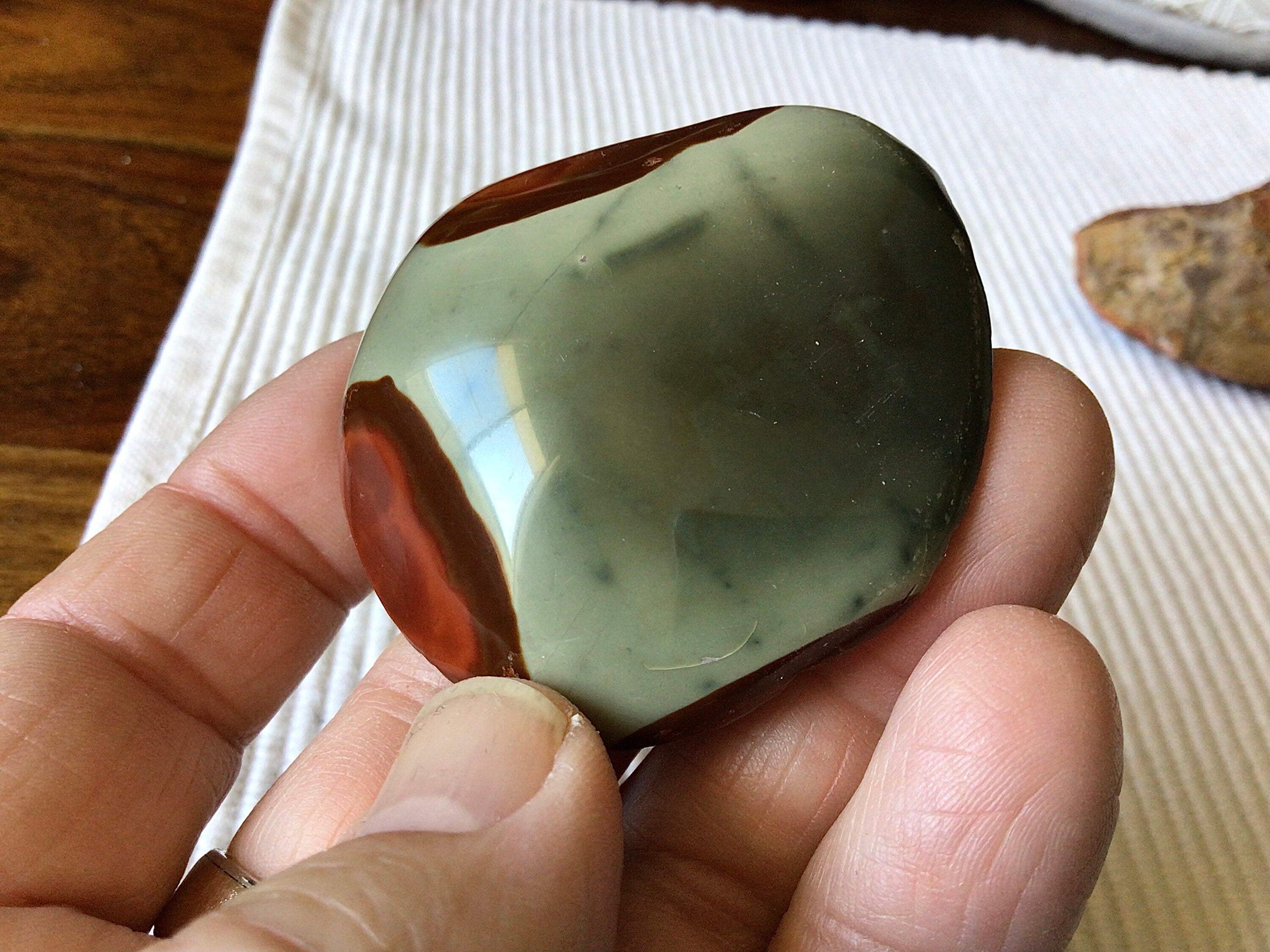49g Polychrome Jasper One Side Polished 10B