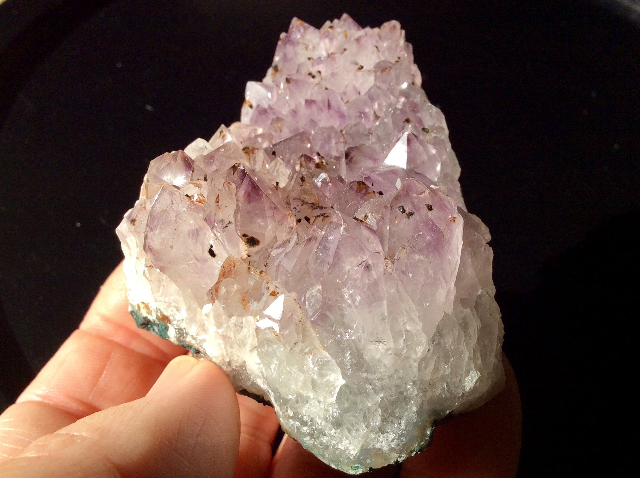 200g Light Amethyst Geode Piece 2B