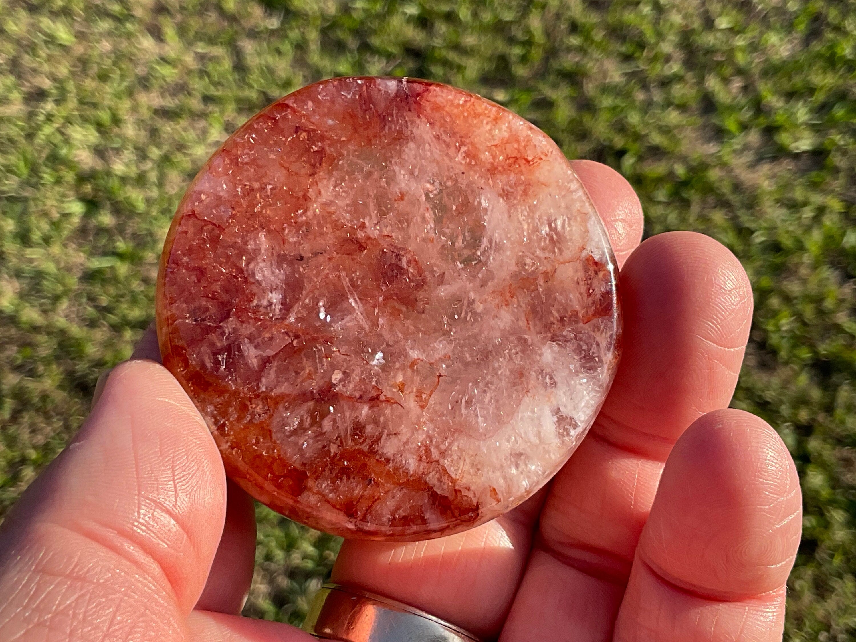 81g Fire Quartz Trinket Tray D