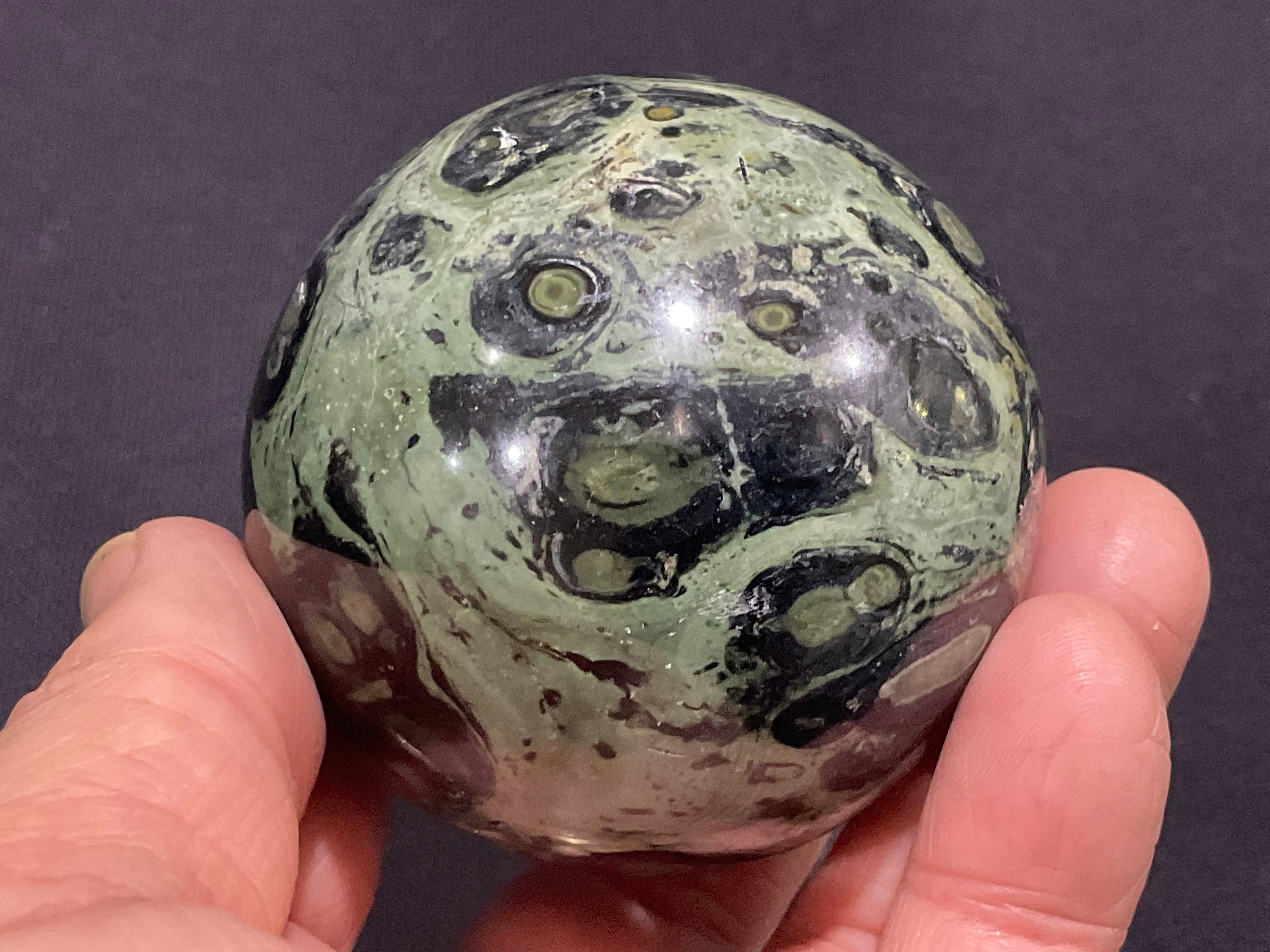 340g Kambaba Jasper Sphere 2C