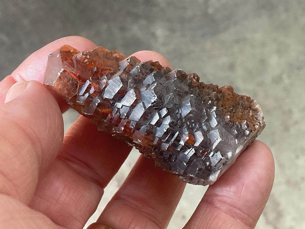 64g “Red Pagoda” Calcite Specimen 7C from Hubei, China