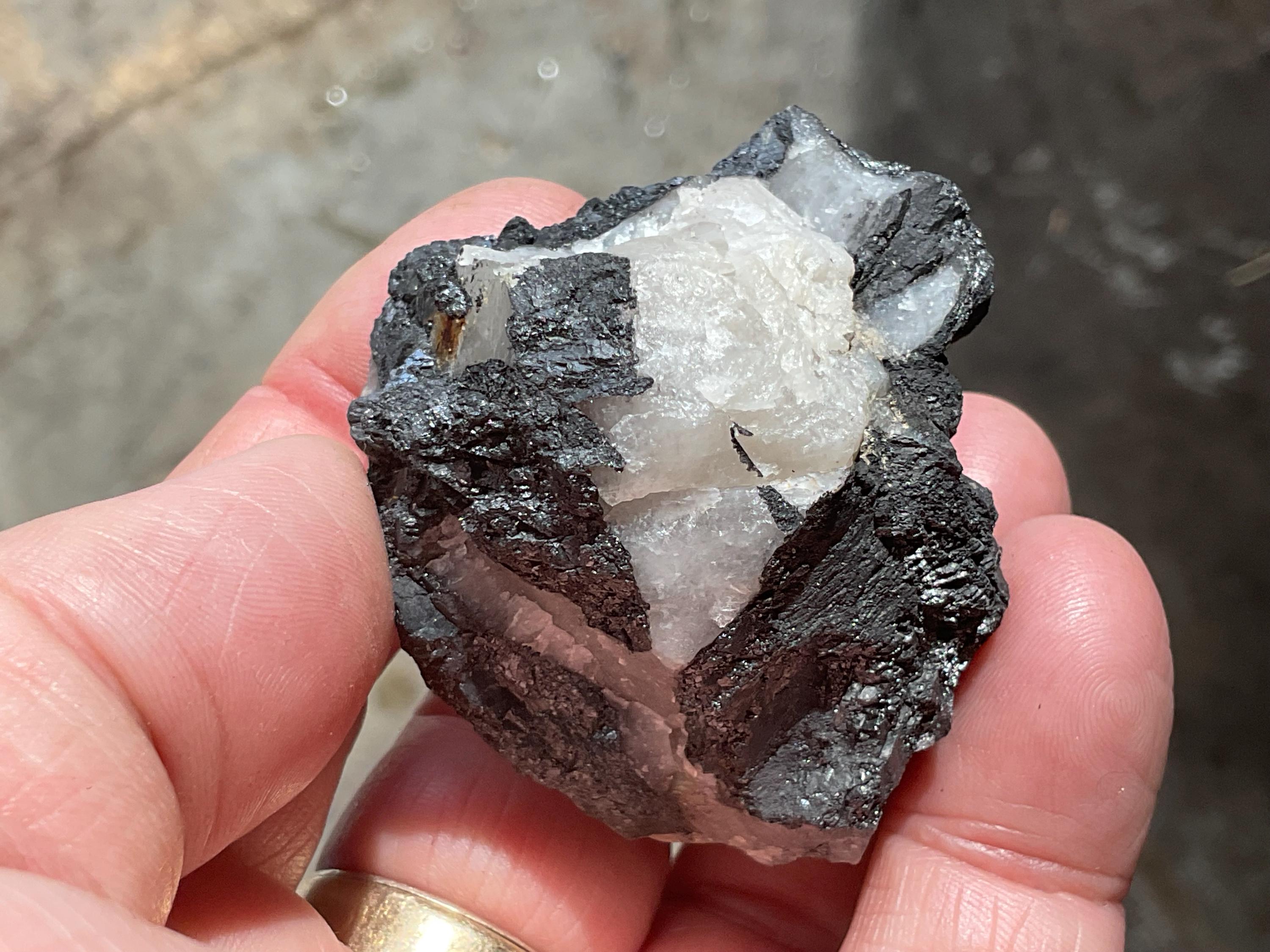 RESERVED FOR MEREDITH **122g Wolframite Specimen 1A from Wolfram Camp