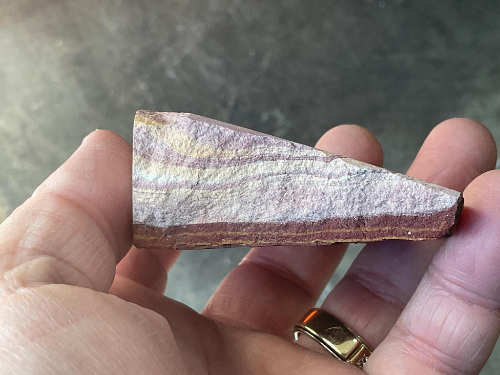 128g Matte Polished (one side) Siltstone from Fingal Tiers, Tasmania