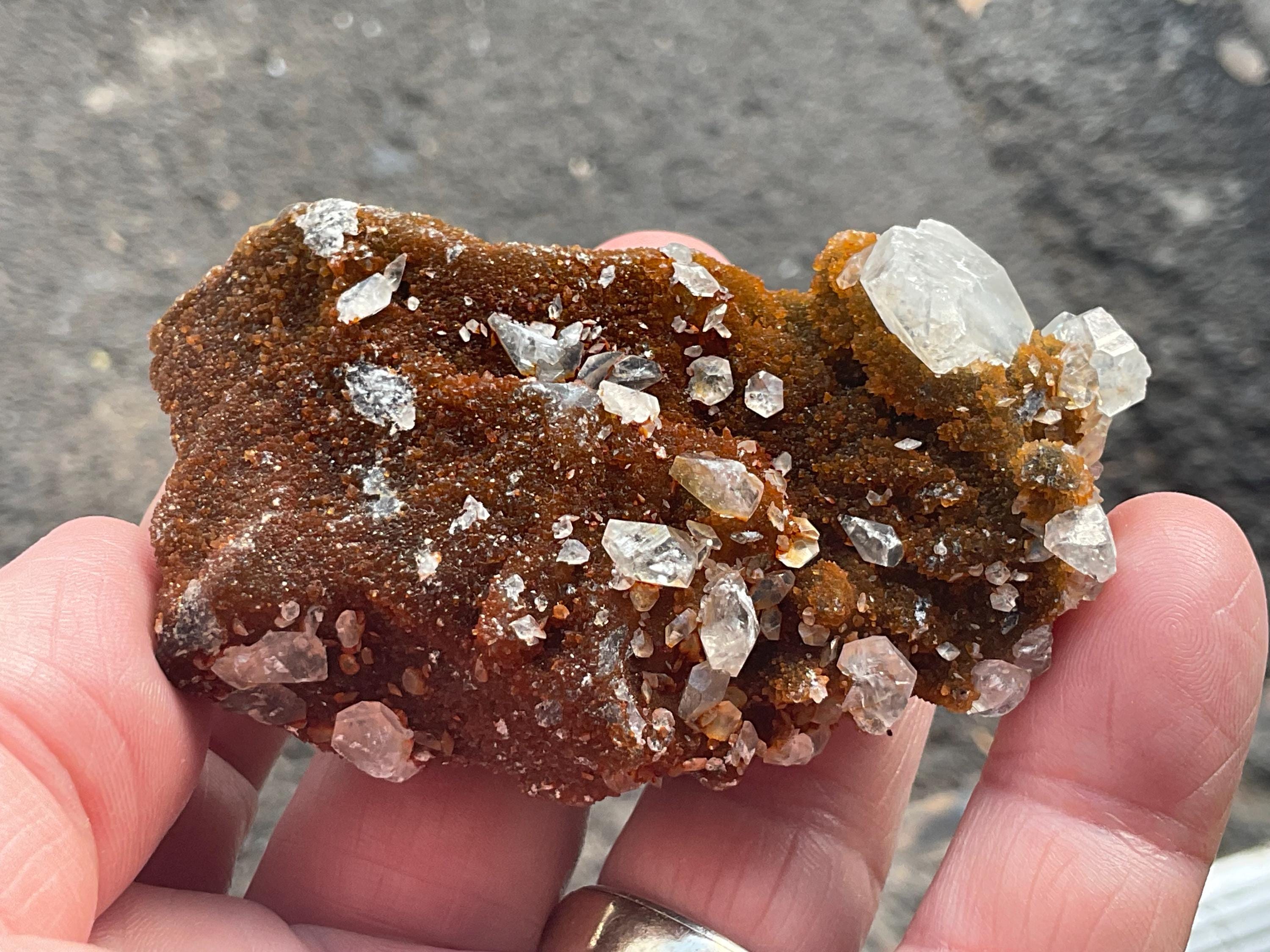 96g Hematite Sphalerite with Calcite Specimen A