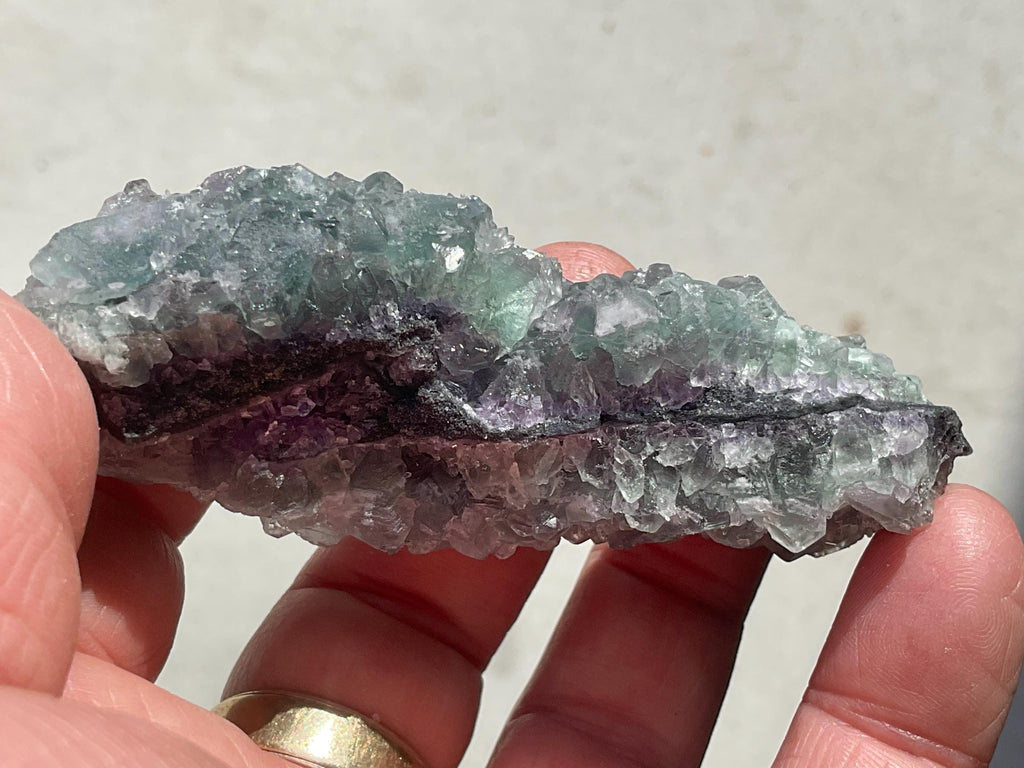 RESERVED FOR MEREDITH **114g Purple/Green Chinese Sugar Fluorite Specimen 7B
