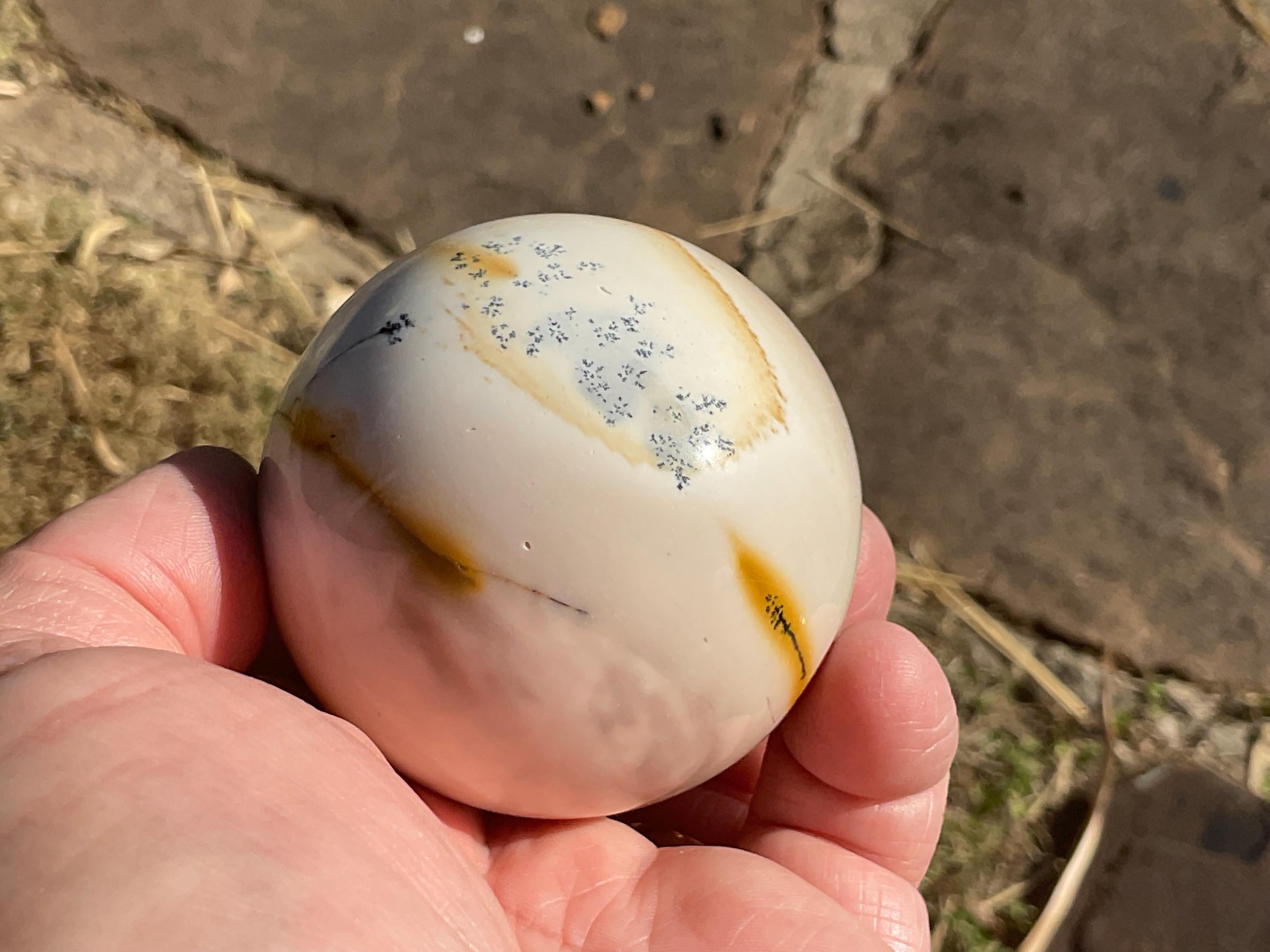 275g (5.4cm diameter) Mookaite Sphere 6C