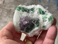RESERVED FOR MEREDITH ** 184g Chinese Druzy Quartz Fluorite Specimen 1A
