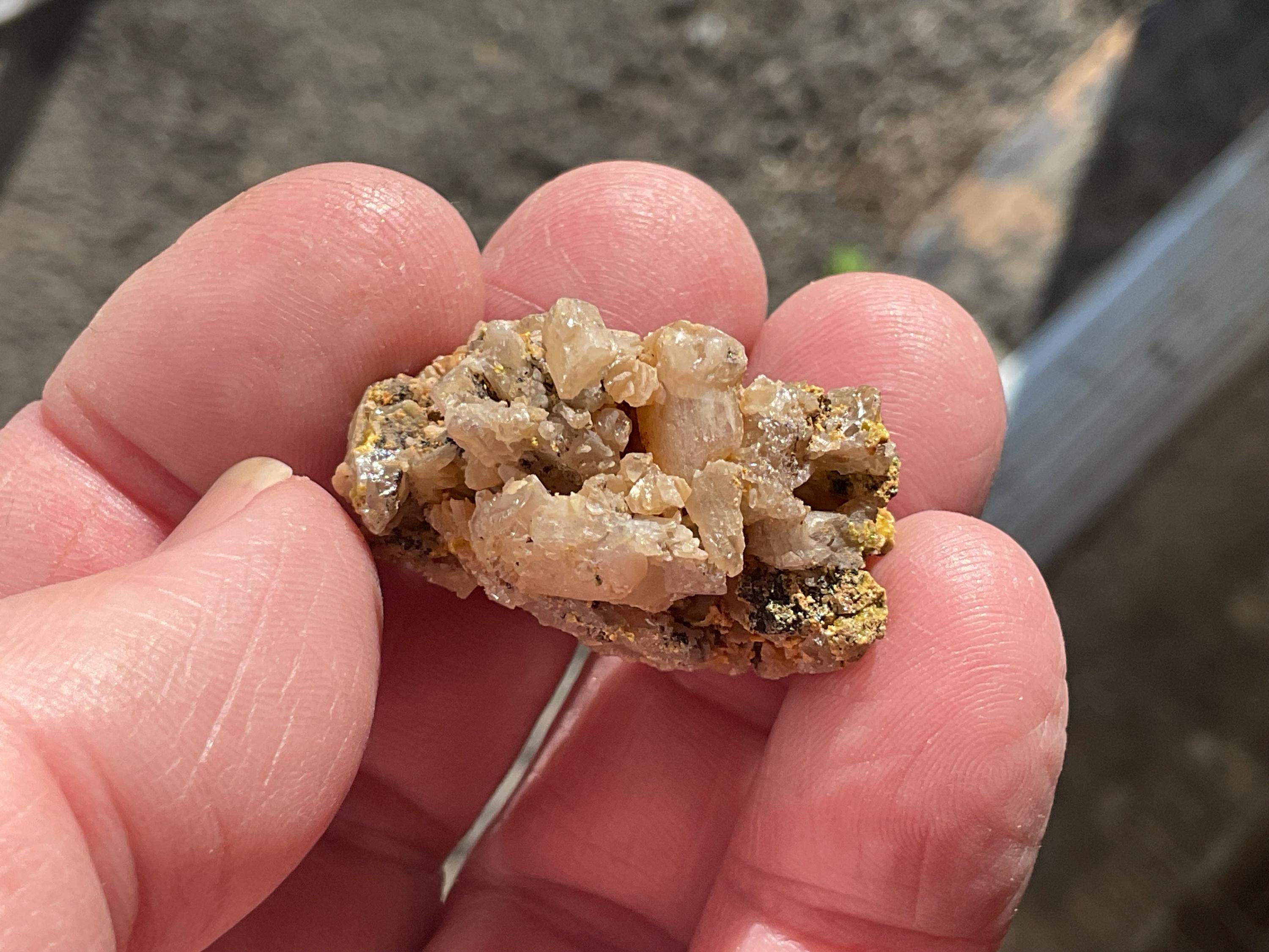 26g Australian Cerussite with Pyromorphite Specimen 1A from Rum Jungle