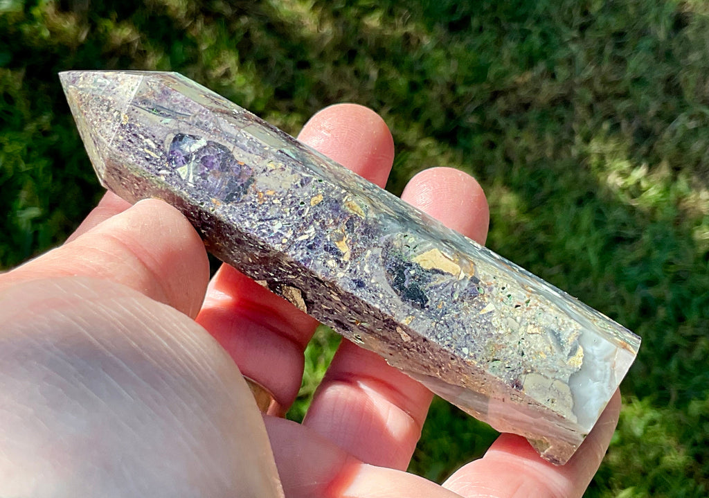 123g Brecciated Fluorite Generator 1B