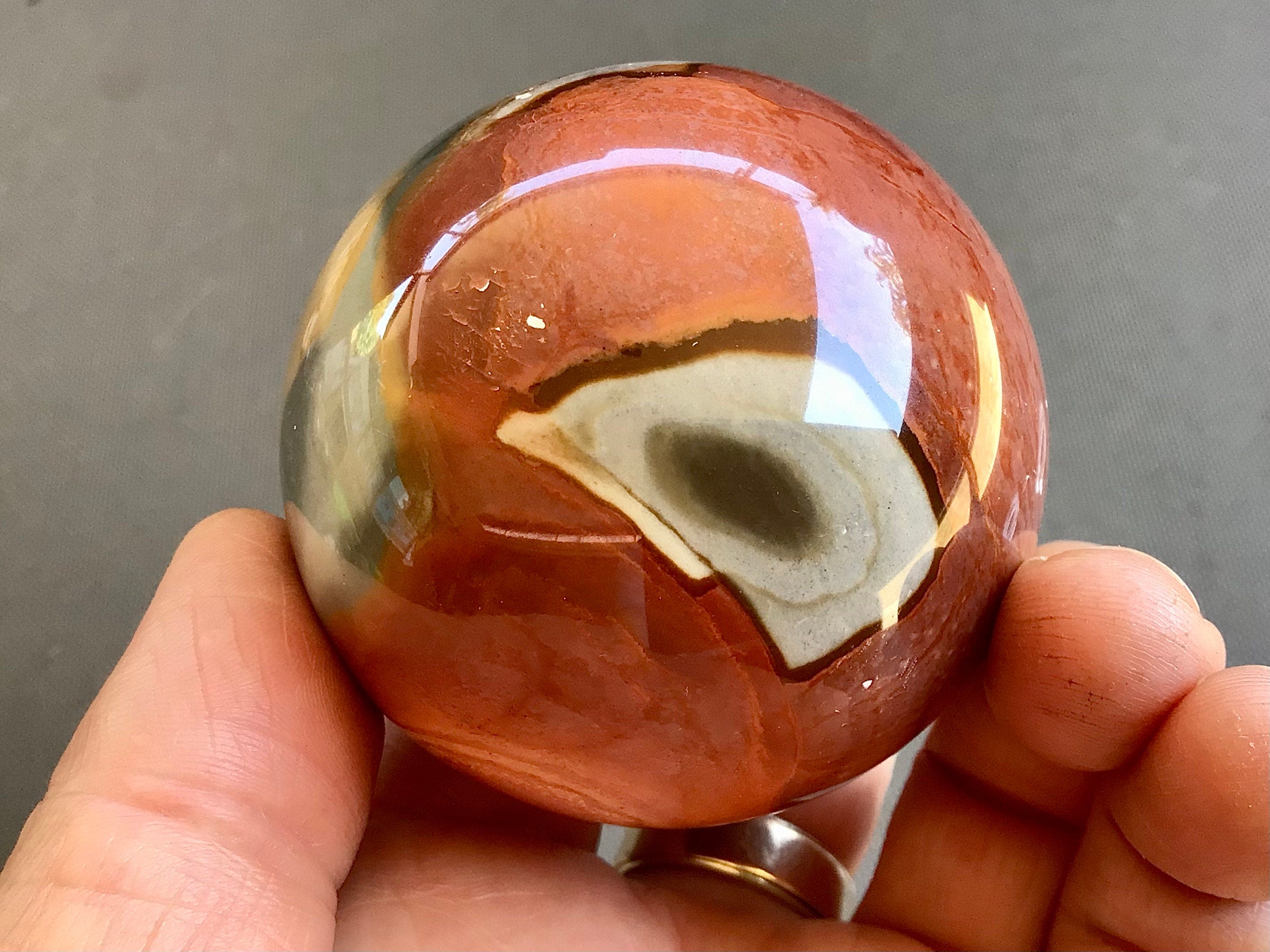 300g Polychrome Jasper Sphere 2D