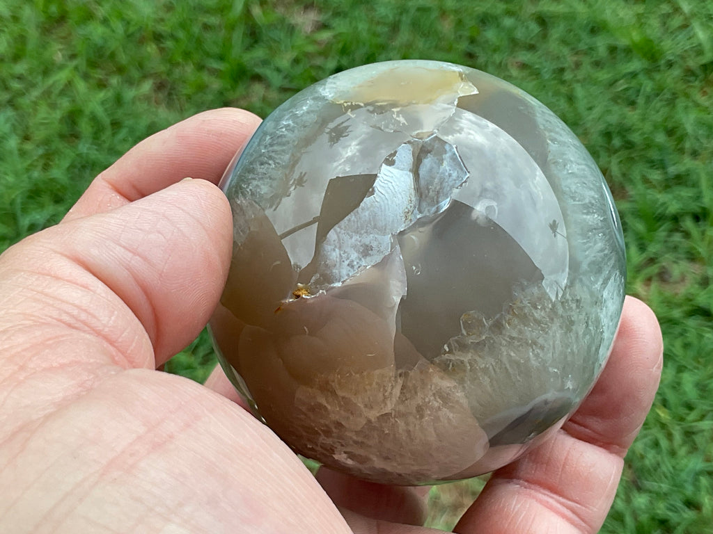 Imperfect 350g Flower Agate Sphere
