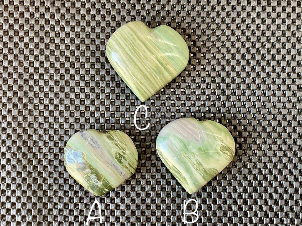 109g Jasper with Common Opal Heart C