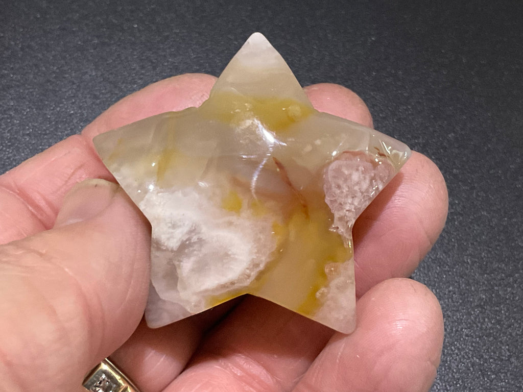 48g Flower Agate Star 8B