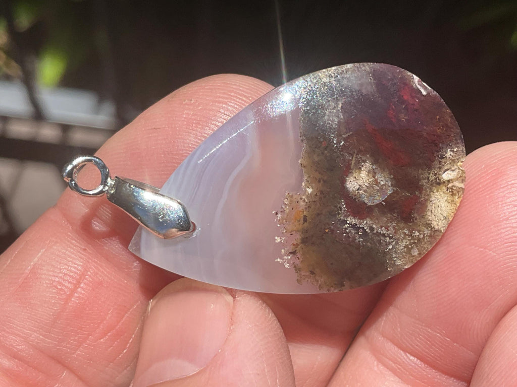6g Moss Agate Pendant 3B