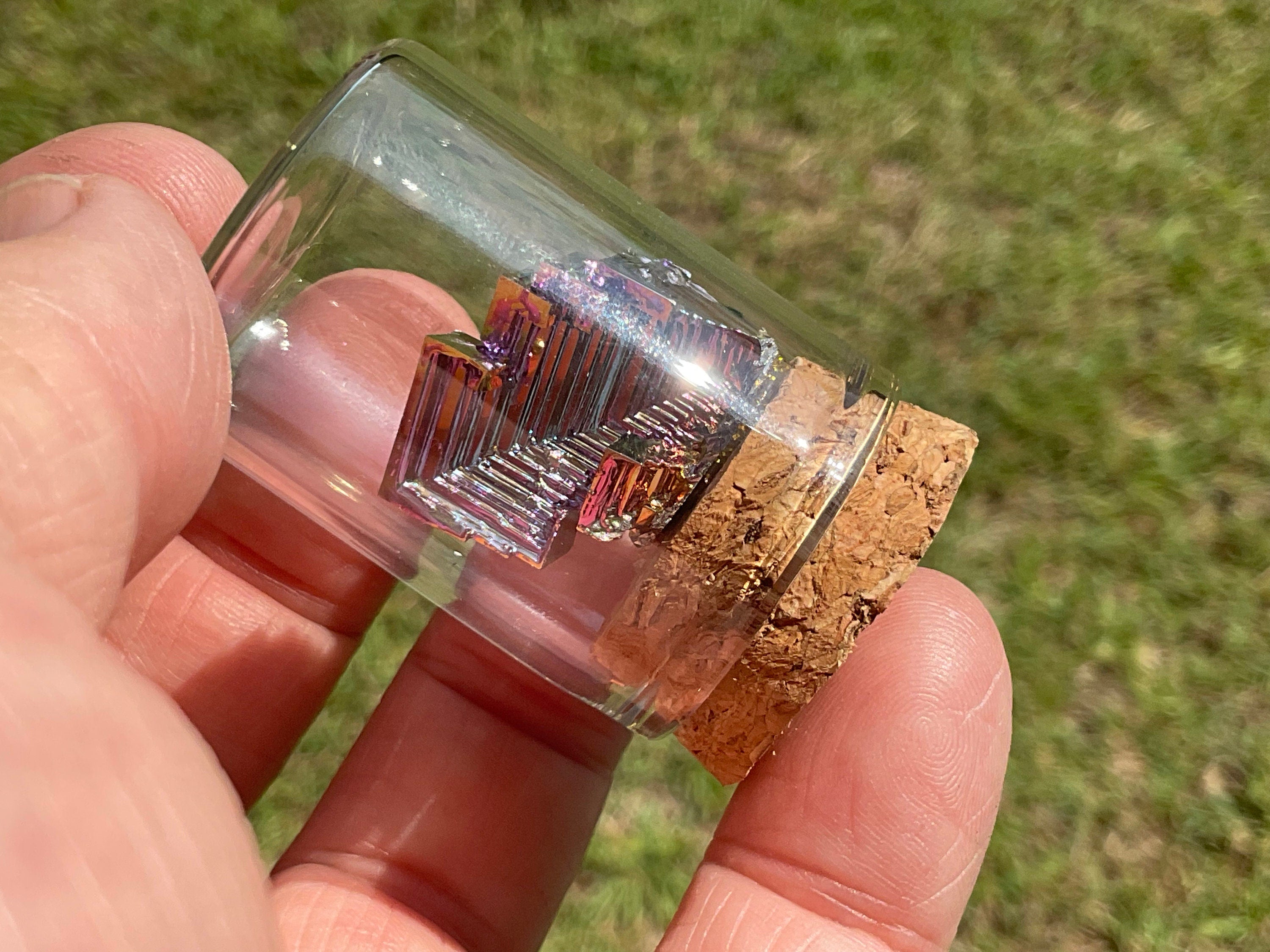 Bismuth Specimen Display Bottle 2C