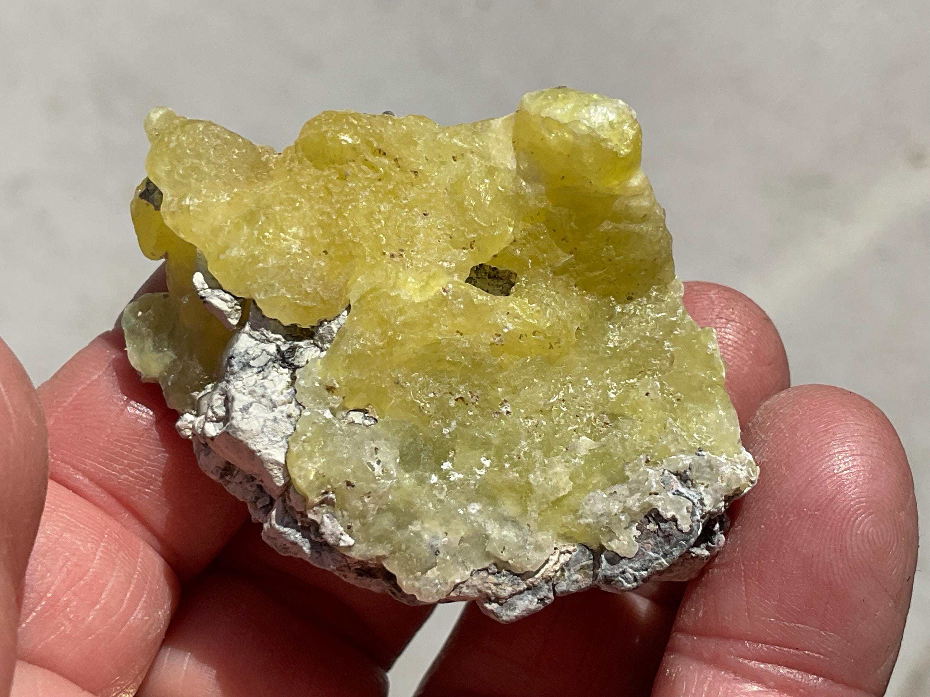 34g Pakistan Yellow Brucite Specimen 8A