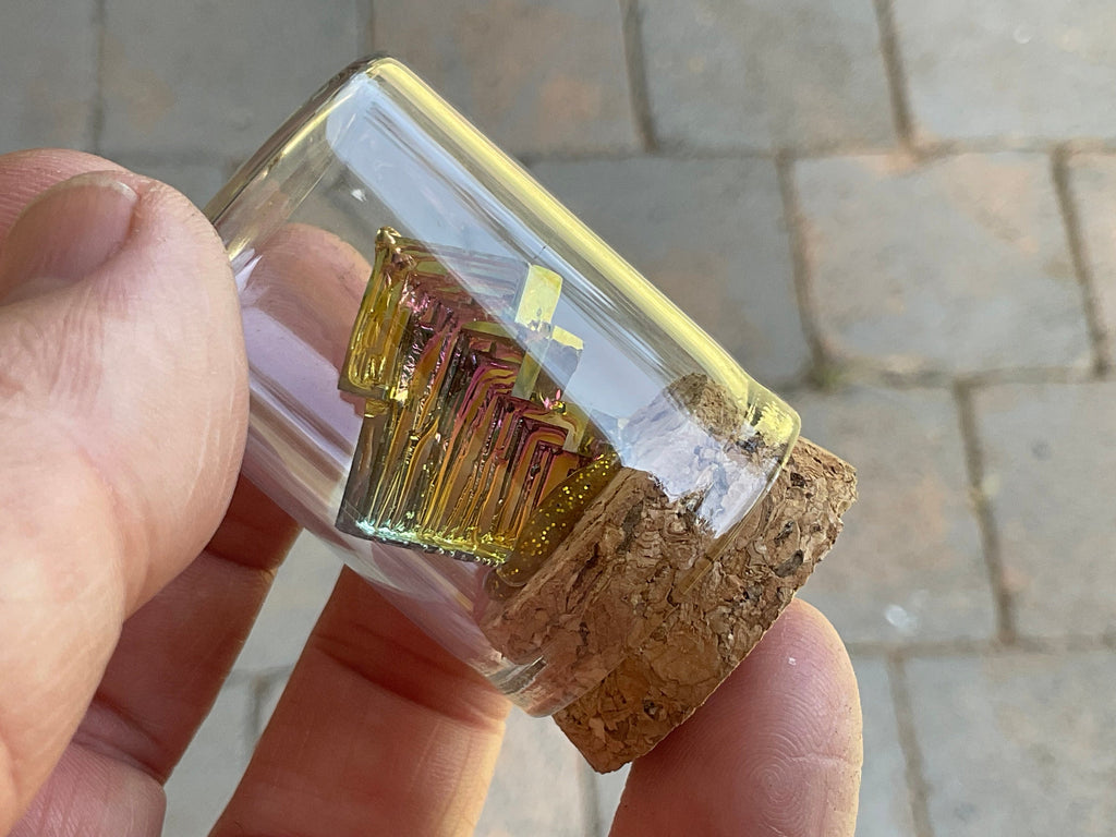 Bismuth Specimen Display Bottle 1B