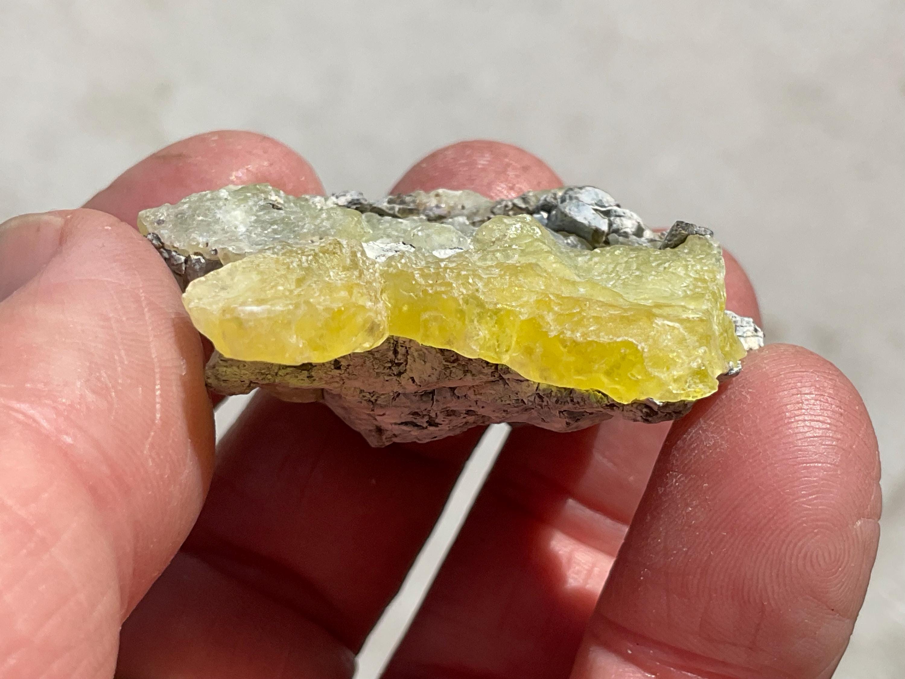 28g Pakistan Yellow Brucite Specimen 7B