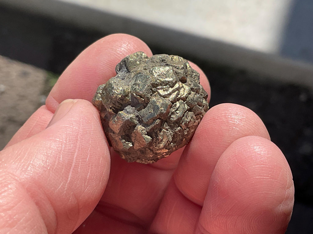 28g Natural Indonesian Pyrite after Marcasite Nodule 2A