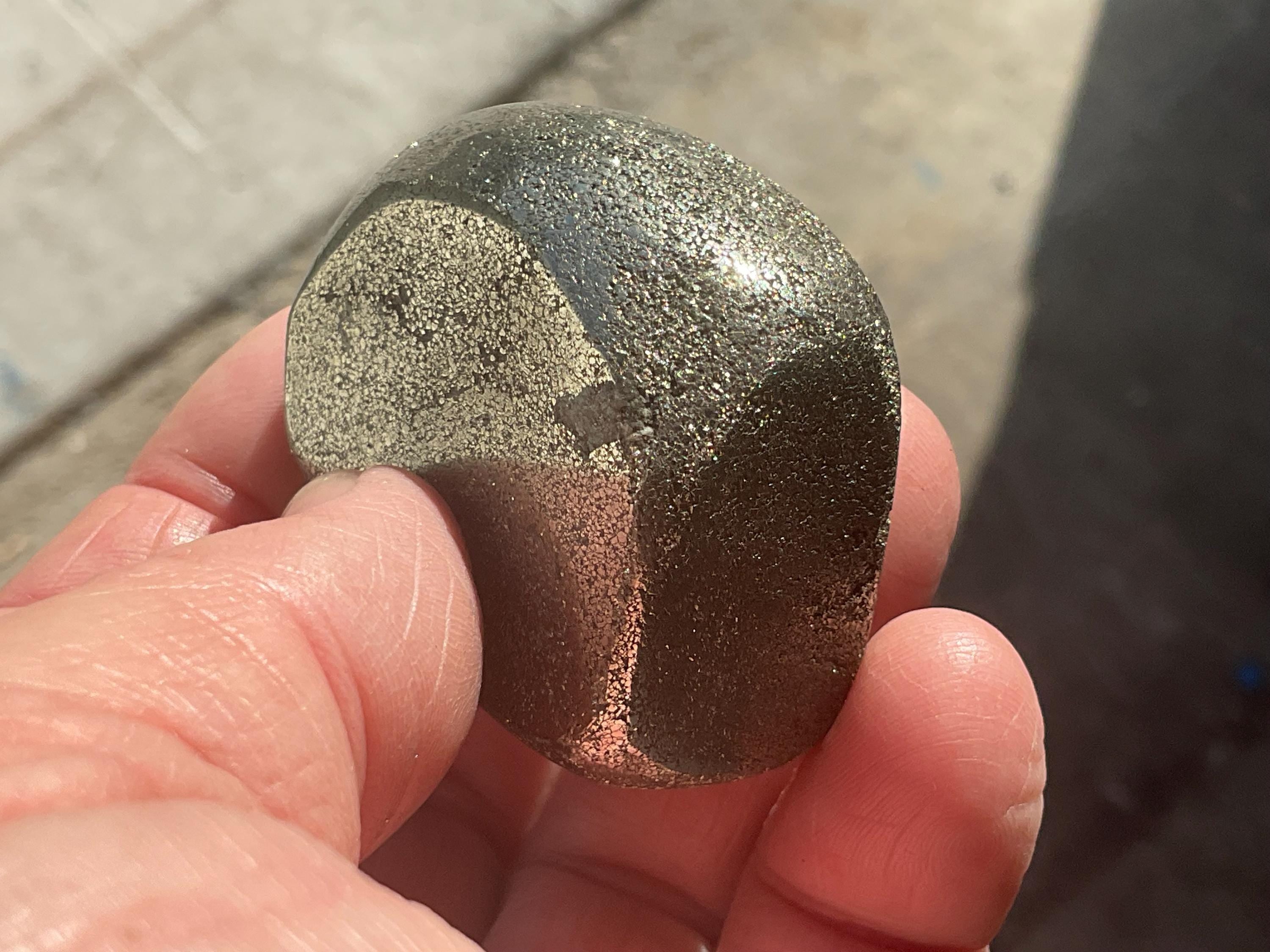 132g Pyrite Polished Freeform 4A