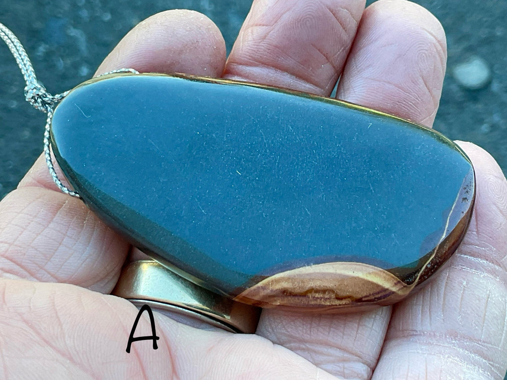 Polychrome Jasper Large Drilled Pendants Group 1