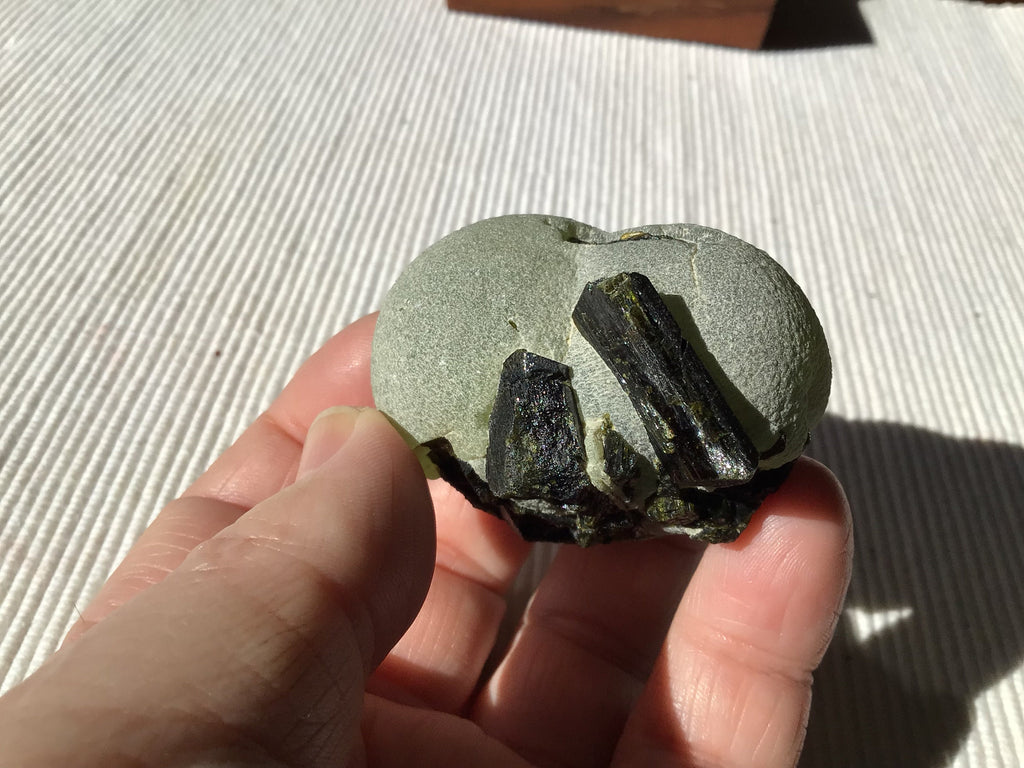117g Mali Prehnite with Epidote Specimen 7B