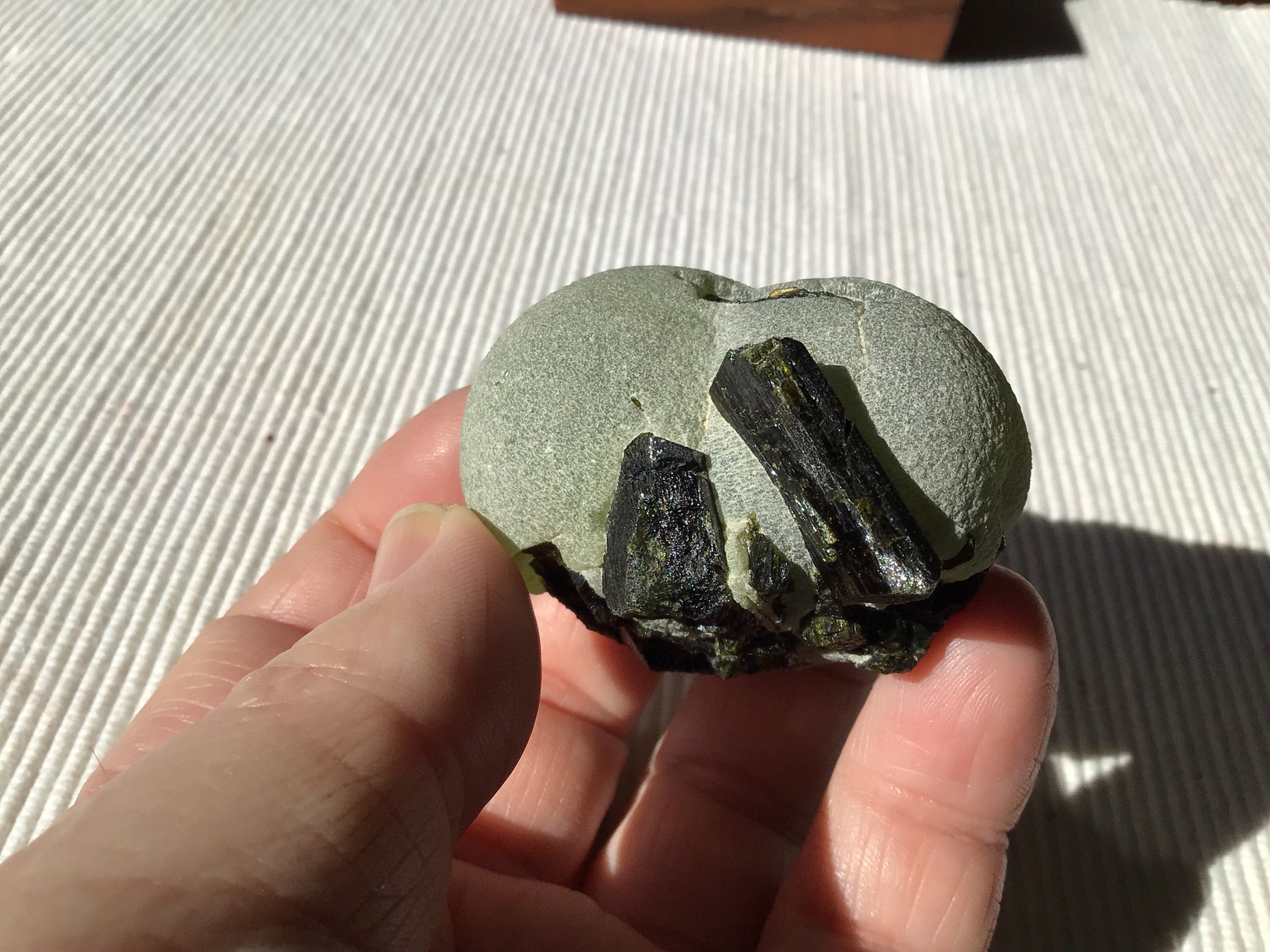 117g Mali Prehnite with Epidote Specimen 7B