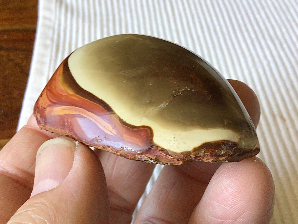 63g Polychrome Jasper One Side Polished 11A