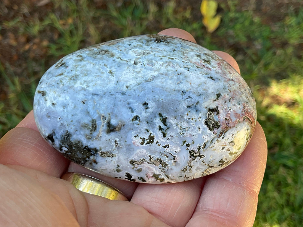 100g Ocean Jasper/Opal Palmstone 7B