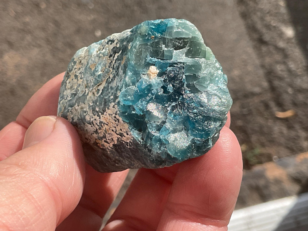 86g Natural Blue Apatite Crystal B