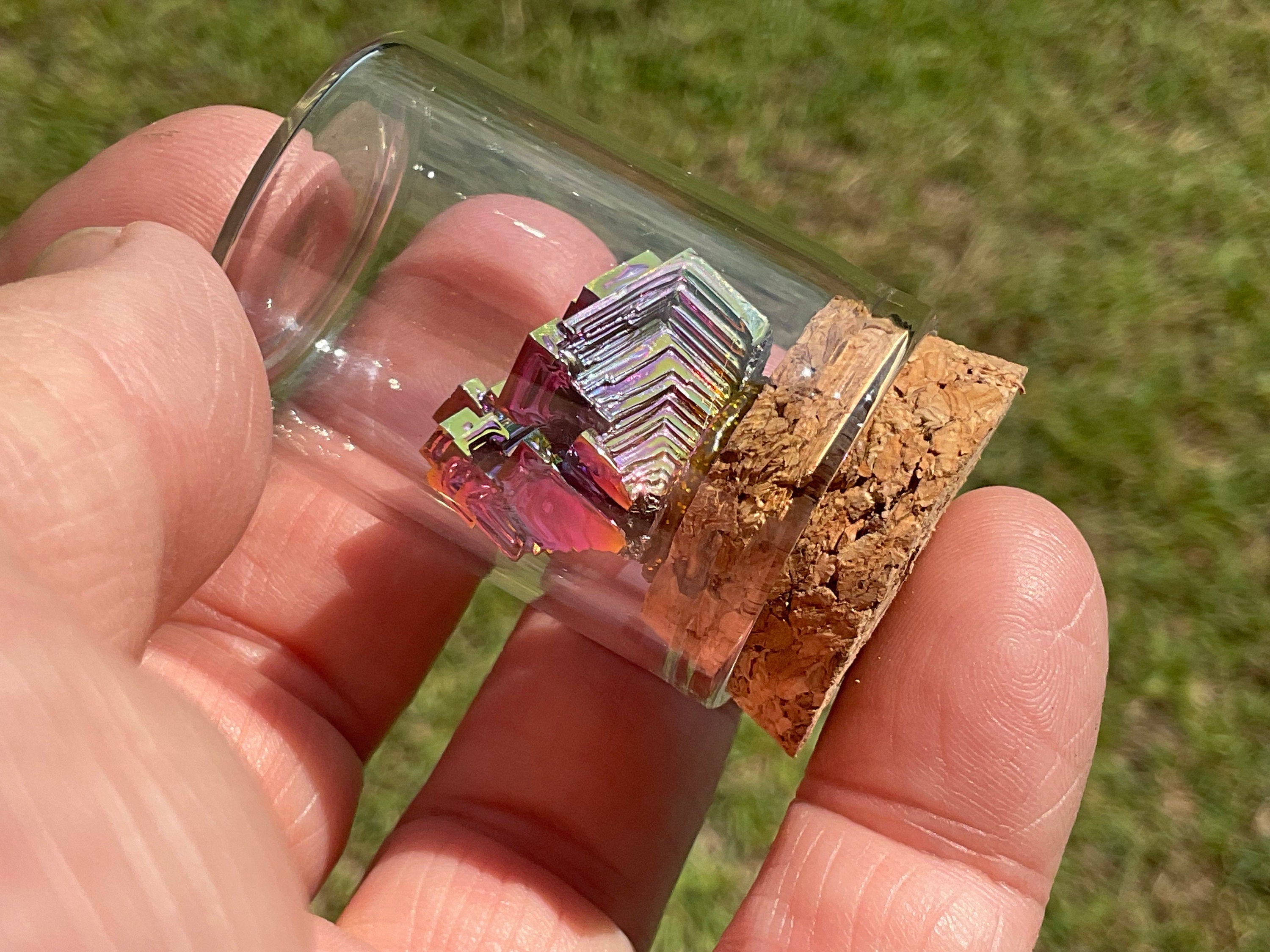 Bismuth Specimen Display Bottle 2C