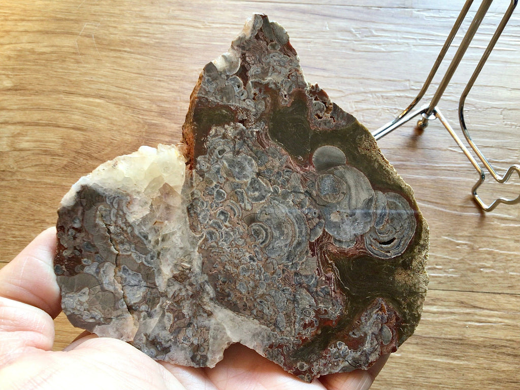 322g Polished Utah Rhyolite Slab A