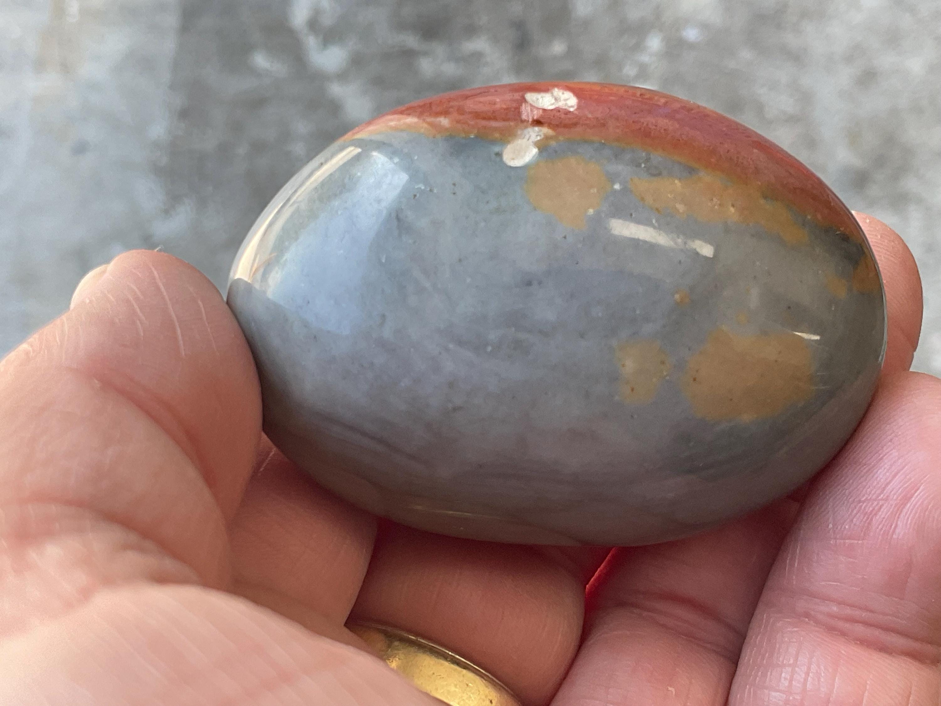 96g Polychrome Jasper Palmstone 23A