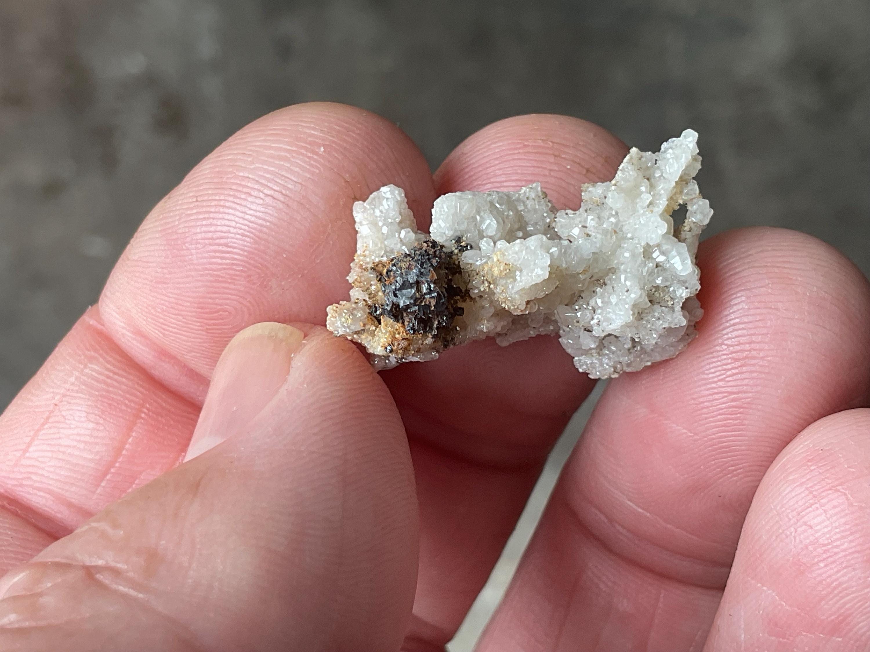 6g Anglesite Specimen 5 from Block 14 Opencut Mine, Broken Hill