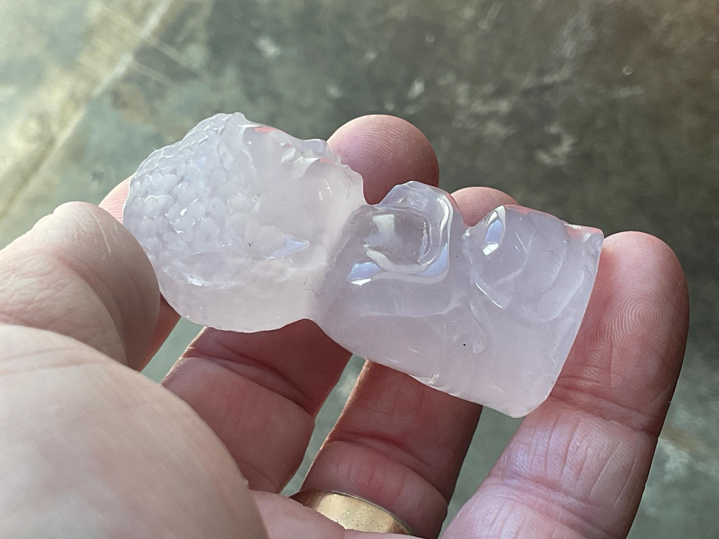 72g Rose Quartz Buddha Statue C