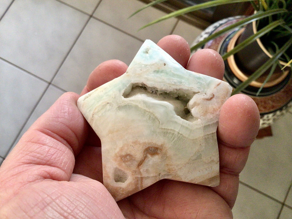 125g Caribbean Calcite Star