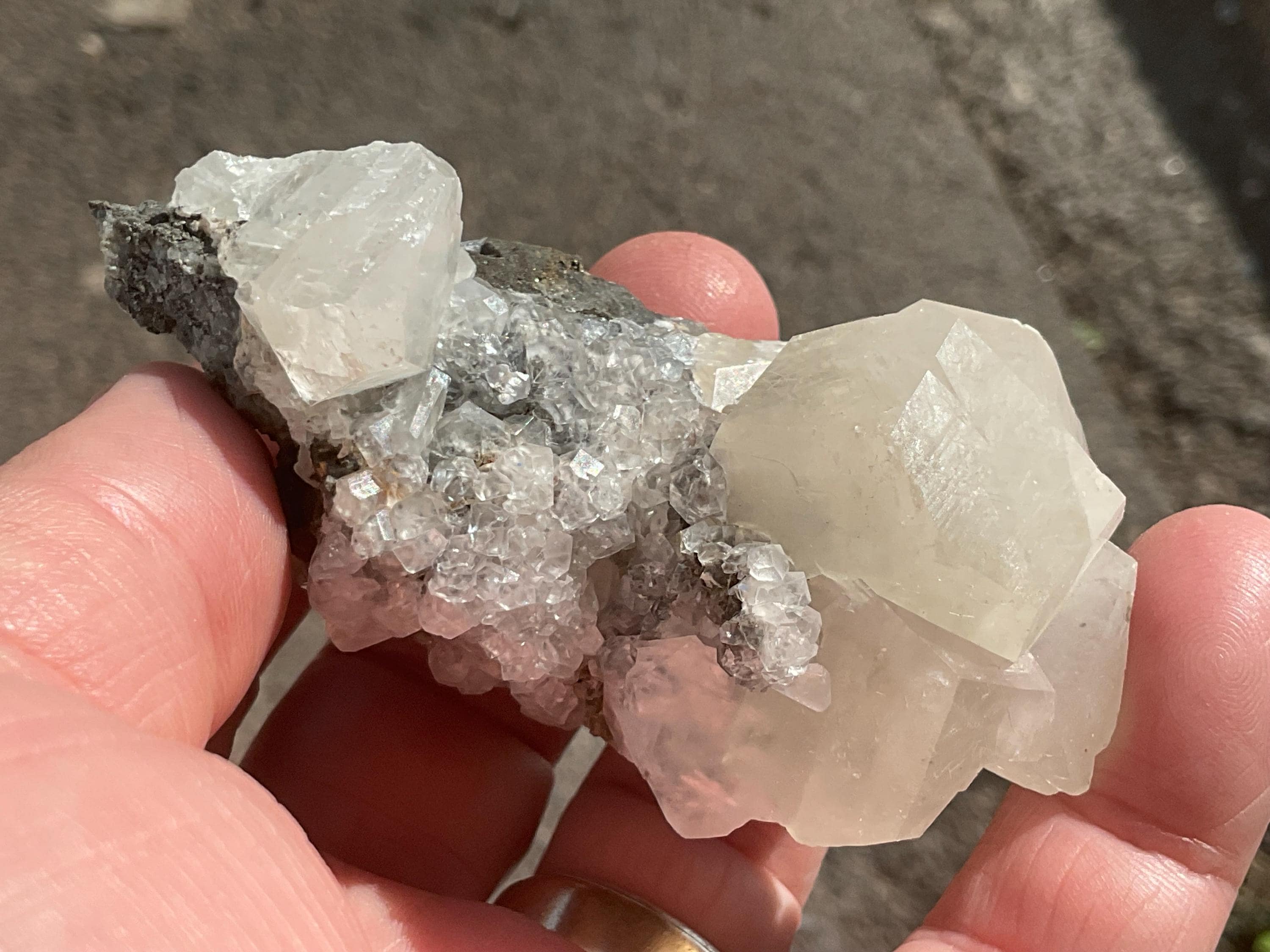 92g Multi Generational Calcite Specimen from Hunan, China